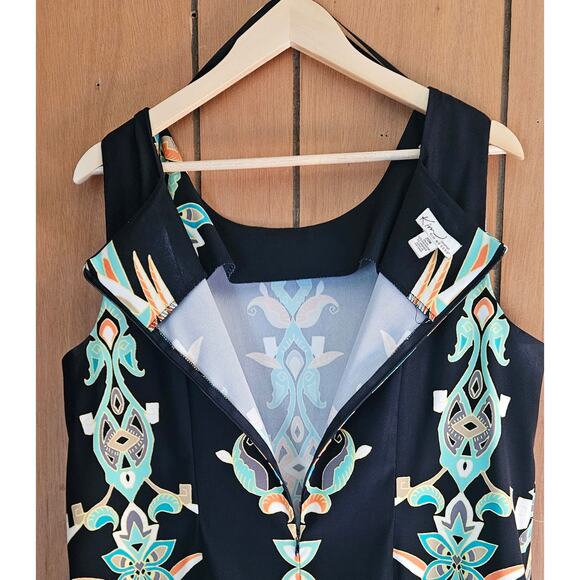 Kim Women Size 20 Sheath Dress Floral Kim Rogers Plus - Picture 8 of 10
